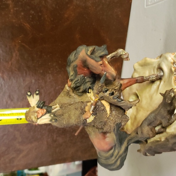 INDIAN  SPIRIT OF THE WEST  WIND  Indian statue - Picture 9 of 13